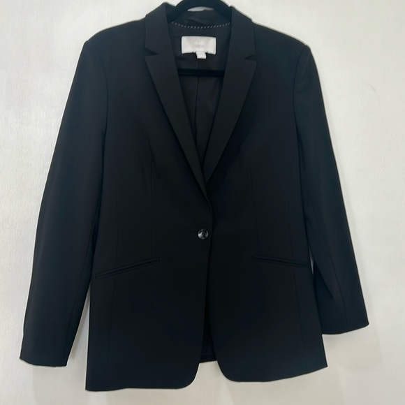 Hugo Boss Jackets & Blazers - HUGO BOSS WOOL BLAZER WOMEN SIZE UNKNOW BLACK CURVED LAPELS